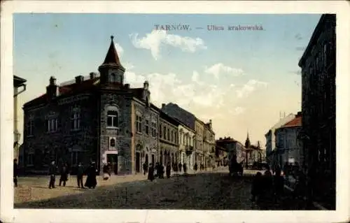 Ak Tarnów Tarnau Polen, Krakauer Straße