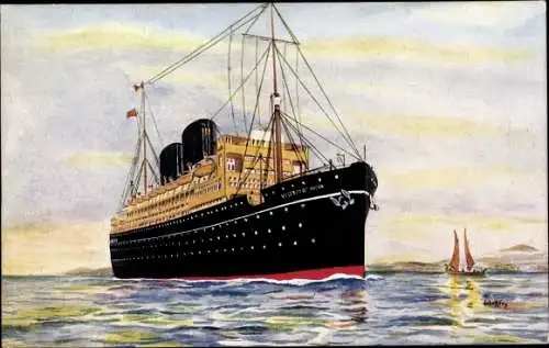 Künstler Ak Dampfer R.M.S. Viceroy of India, Orient Line