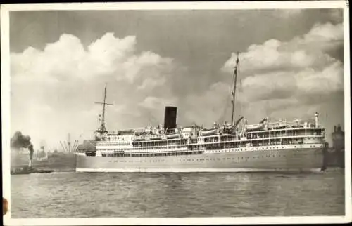 Ak Dampfer M.S. Sibajak, Koninklijke Rotterdamsche Lloyd, KRL