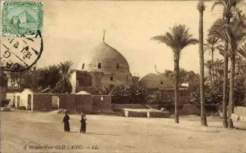 Ak Cairo Kairo Ägypten, Moschee in der Nähe des alten Kairo