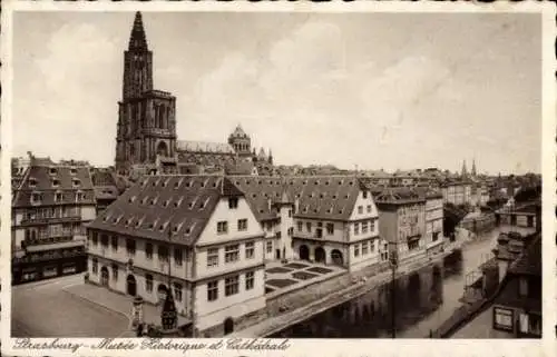 Ak Straßburg Elsass Bas Rhin,  Münster, Historisches Museum