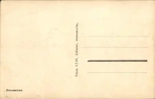 Ak Strasbourg Straßburg Elsass Bas Rhin,  Straßburger Münster