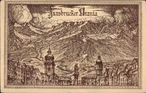 Ak Innsbruck Tirol, Patscherkofel, Innsbrucker Panorama