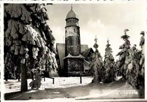 Ak Horní Blatná Bergstadt Platten Erzgebirge Region Karlsbad, Blatenský vrch, Plattenberg