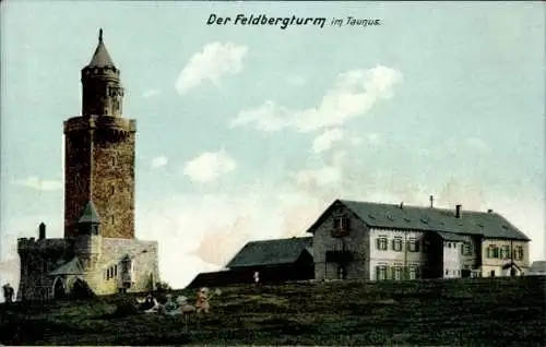 Ak Schmitten im Taunus Hessen, Feldbergturm