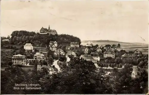 Ak Stollberg im Erzgebirge, Gesamtansicht