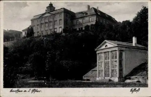 Ak Crossen an der Elster Thüringen, Schloss