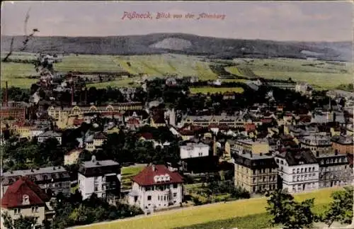 Ak Pößneck in Thüringen, Gesamtansicht, Altenburg