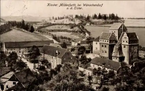 Ak Mildenfurth Wünschendorf an der Elster, Kloster Mildenfurth bei Wünschendorf a. d. Elster.