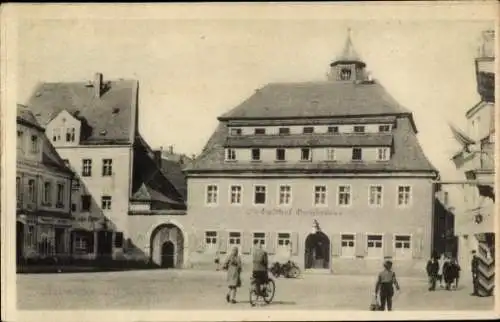 Ak Bad Schandau Sächsische Schweiz, Gasthof Gambrinus,  Marktplatz 10