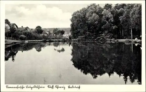 Ak Leupoldishain Königstein an der Elbe Sächsische Schweiz, Fluss