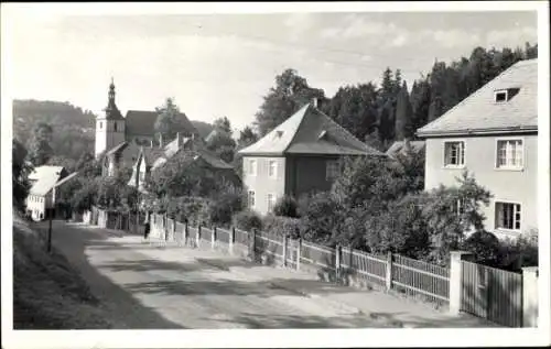 Ak Bad Gottleuba in Sachsen, Straße, Häuser