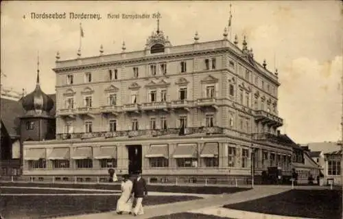 Ak Nordseebad Norderney Ostfriesland, Hotel Europäischer Hof