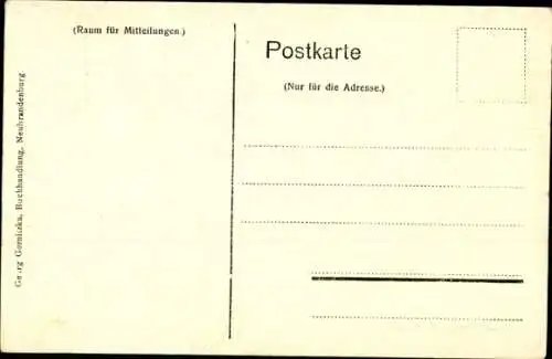 Ak Neubrandenburg in Mecklenburg, Die Marienkirche in Neubrandenburg ist eine der Hauptsehensw...