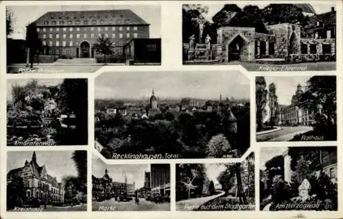 Stereo Foto Altenahr im Kreis Ahrweiler Rheinland Pfalz, Blick von der Burg