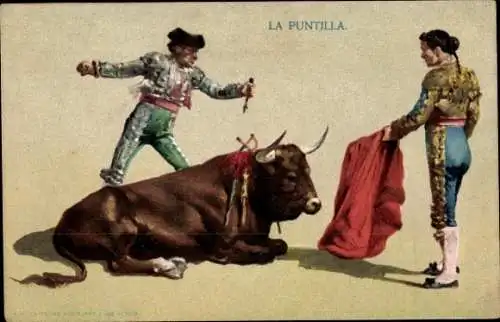 Litho-Stierkampf, La Puntilla