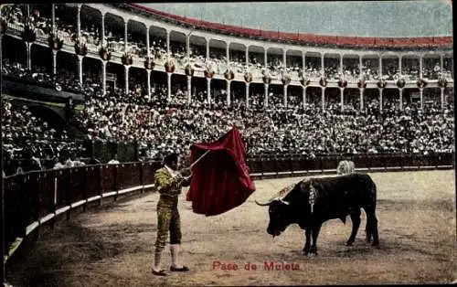 Ak-Stierkampf, Muleta-Pass