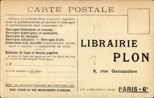 Ak Schriftsteller Henry Bordeaux, le calvaire de cimiez