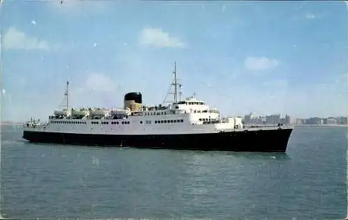 Ak Fährschiff Artevelde, Ligne Maritime, Ostende Dover, Car Ferry