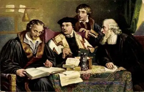 Ak Reformator Martin Luther, Reformatoren