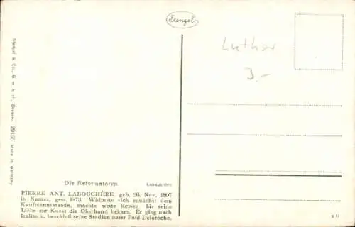 Ak Reformator Martin Luther, Reformatoren