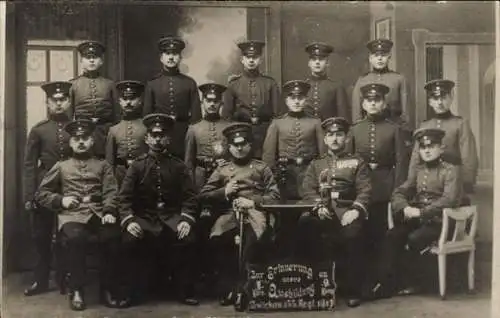 Foto Ak Zwickau in Sachsen, Deutsche Soldaten in Uniform, Ausbildung 133. Regt. 1913