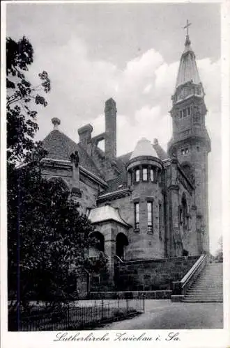 Ak Zwickau in Sachsen, Lutherkirche