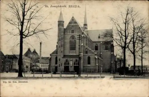 Ak Breda Nordbrabant Niederlande, St. Josephkerk