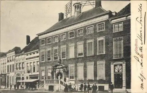 Ak Breda Noord-Brabant Nederland, Stadhuis