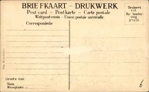 Ak Breda Nordbrabant Niederlande, Groote Markt