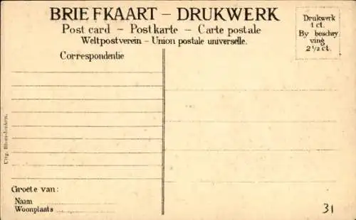 Ak Breda Nordbrabant Niederlande, Bossche Poort