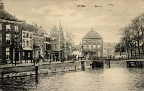 Ak Breda Nordbrabant Niederlande, Hafen