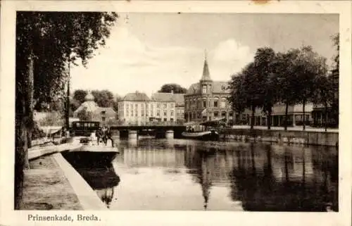 Ak Breda Nordbrabant Niederlande, Prinsenkade