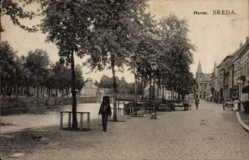 Ak Breda Nordbrabant Niederlande, Hafen