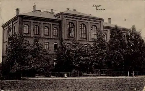 Ak Żagań Sagan Schlesien, Seminar