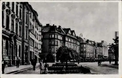 Ak Cieszyn Teschen Schlesien, Bahnhofstraße