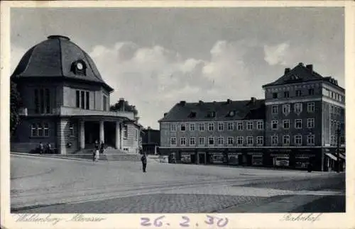 Ak Stary Zdrój Altwasser Wałbrzych Waldenburg Schlesien, Bahnhof