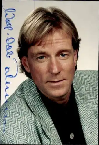 Ak Fernsehmoderator Wolf-Dieter Poschmann, Portrait, Autogramm