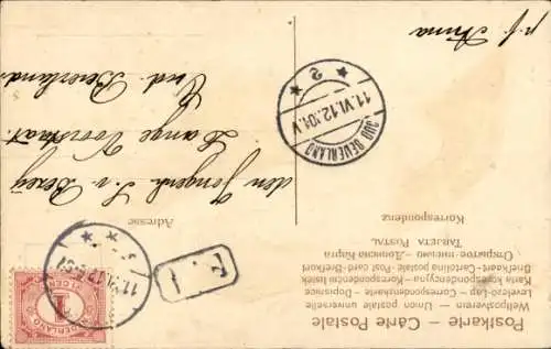 Künstler Ak Clapsaddle, Kinder, Mädchen mit Schirm