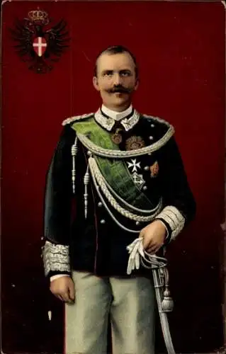 Ak Vittorio Emanuele III., König Viktor Emanuel III. von Italien