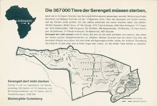 Stundenplan Reklame, Das große Bestimmungsbuch für Pflanzen und Tiere, Pflanzen, Serengeti