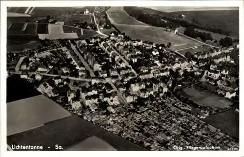 Ak Lichtentanne Sachsen, Fliegeraufnahme