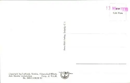 Ak Berlin Köpenick Schmöckwitz, Luftaufnahme