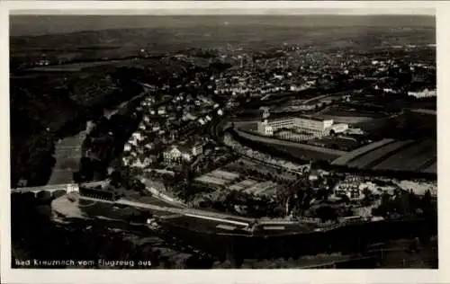 Ak Bad Kreuznach in Rheinland Pfalz, Fliegeraufnahme