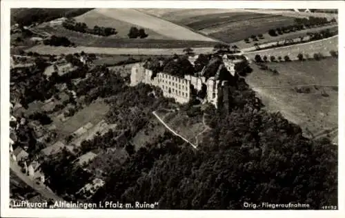 Ak Altleiningen in der Pfalz, Fliegeraufnahme, Ruine