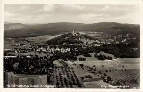 Ak Königstein im Taunus Hessen, Fliegeraufnahme