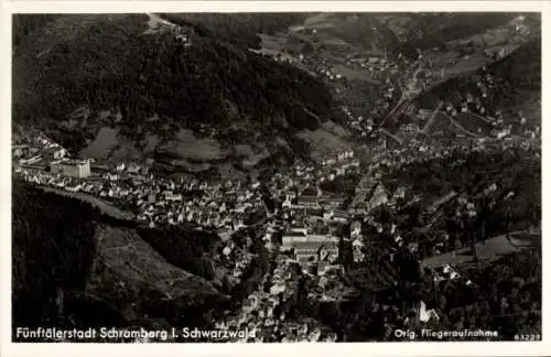 Ak Schramberg im Schwarzwald, Fliegeraufnahme