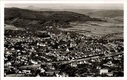 Ak Schorndorf im Remstal Württemberg, Fliegeraufnahme
