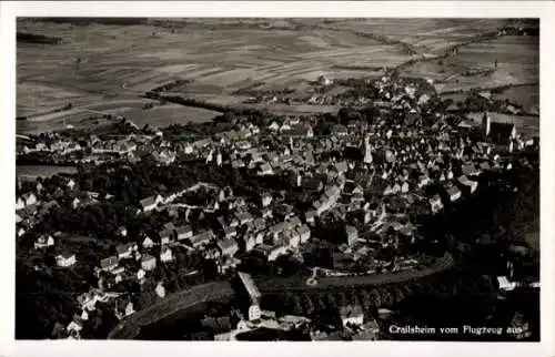 Ak Crailsheim in Württemberg, Fliegeraufnahme