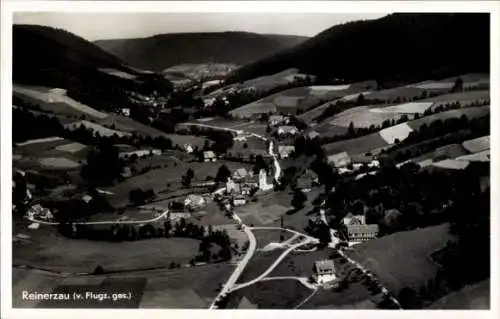 Ak Reinerzau Alpirsbach Schwarzwald, Panorama, Fliegeraufnahme